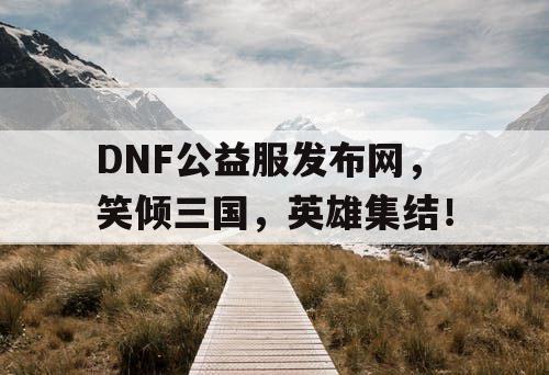 DNF公益服发布网，笑倾三国，英雄集结！